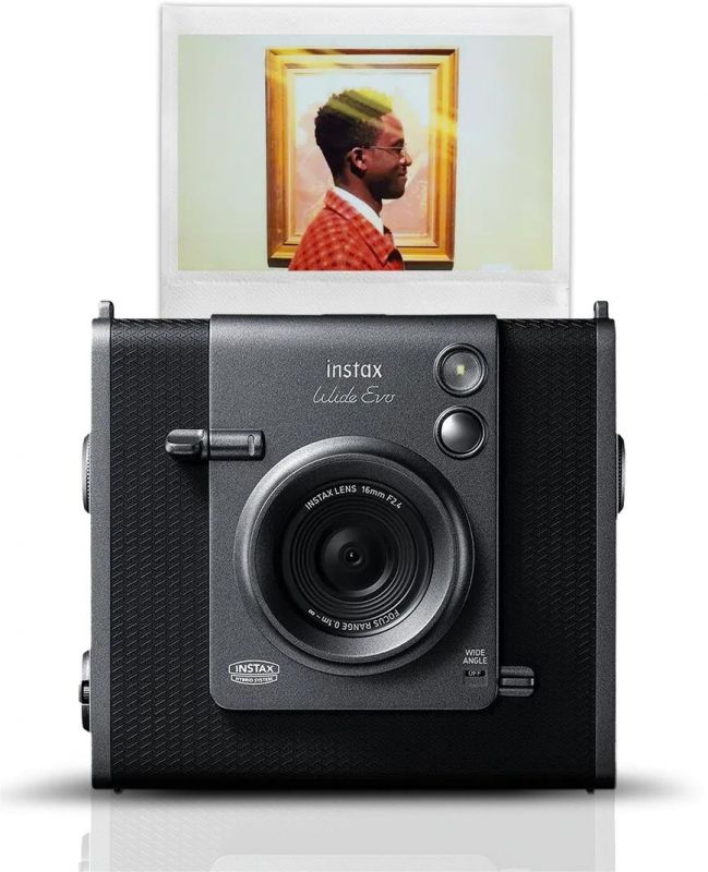 Фотокамера миттєвого друку Fujifilm Instax Wide Evo Black