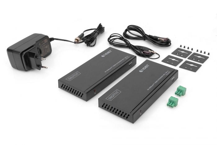 Набір подовжувачів DIGITUS HDMI, HDBaseT, UHD 4K2K@60Гц, (CАТ6А,7,8), 150м