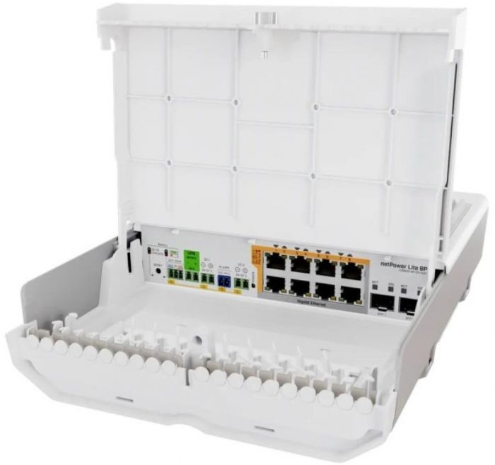 Комутатор MikroTik Cloud Smart Switch CSS610-8P-2S+OUT