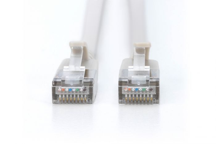 Патч-корд DIGITUS CAT 6a F-FTP Sliim, 7 м, AWG 32/7, Cu, LSZH, сірий