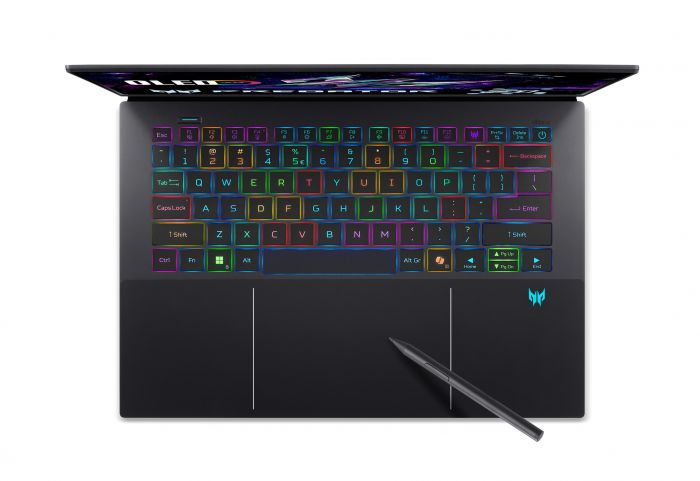 Ноутбук Acer Predator Triton 14 PT14-52T 14.5" 2.8K OLED Touch, Intel U9-288V, 32GB, F1TB, NVD5070-8, Win11P, чорний