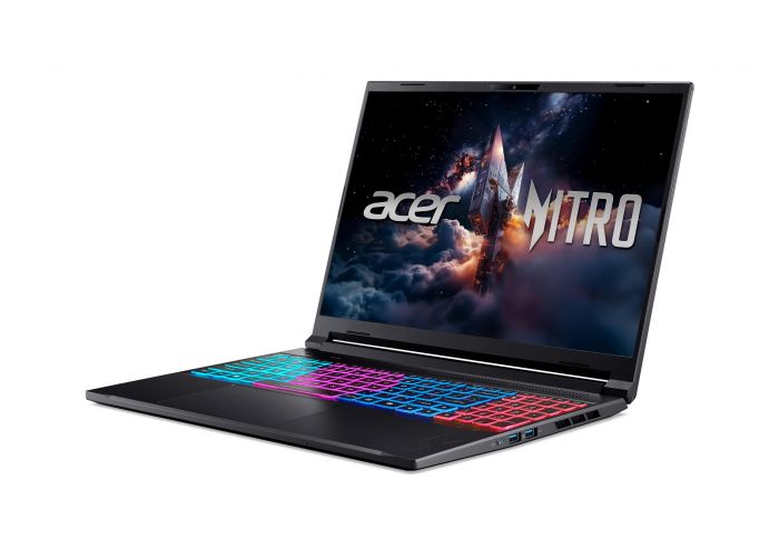 Ноутбук Acer Nitro V 16S ANV16S-71 16" WQXGA IPS, Intel 7-240H, 16GB, F1TB, NVD5070-8, Lin, чорний