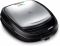 Мультимейкер Tefal Snack Time 3in1 700Вт, тефлон, 2 пластини, корпус-метал, чорно-сірий