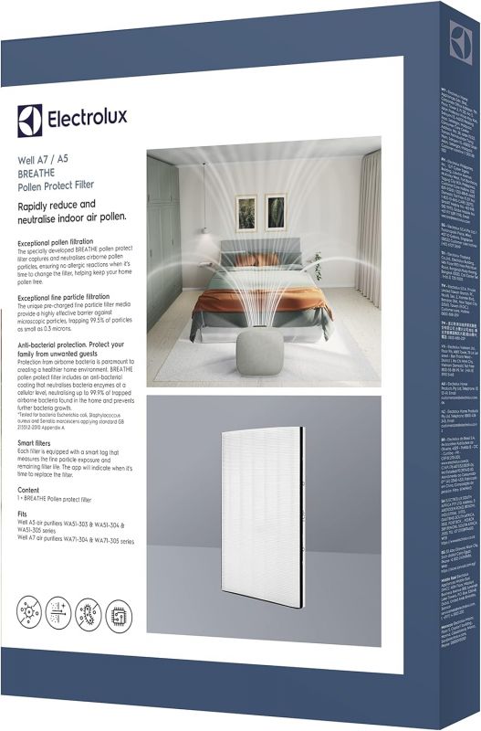 Фільтр Electrolux EFWBTH3 Breathe для очищувача повітря серії A5/A7 Aspen. Антипилкова дія