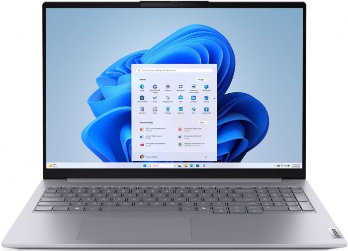 Ноутбук Lenovo ThinkBook 16-G8 16" WUXGA IPS AG, Intel U5-135H, 16GB, F512GB, UMA, DOS, сірий