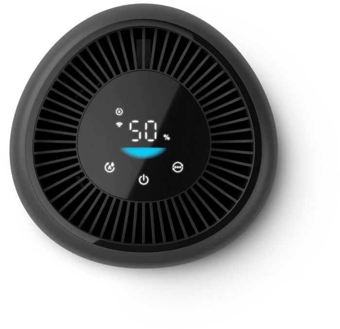 Зволожувач повітря Philips традиційне зволоження Series 4000, 44м2, 4,5л, 300мл/г, сенсорне, режим сну, нічник, чорний