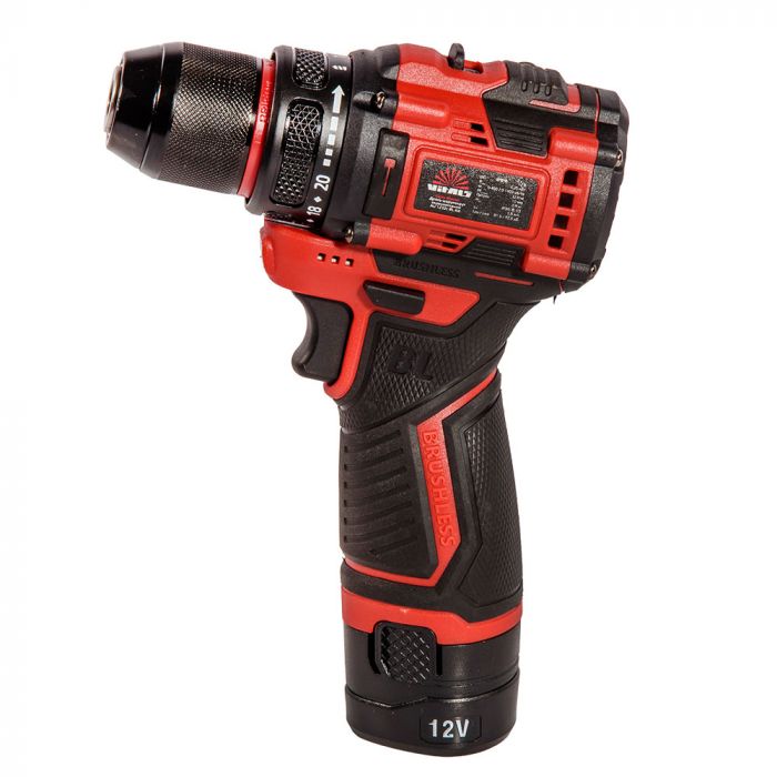 Шурупокрут-дриль акумуляторний Vitals Master AU 1232c BL Kit 12В акб 1х2А·год 32Нм 400·1400об/хв 1.37кг