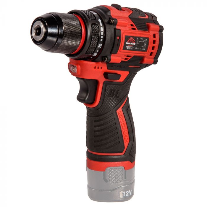 Шурупокрут-дриль акумуляторний Vitals Master AU 1232c BL 12В 32Нм 400·1400об/хв 1.1кг без АКБ та ЗП