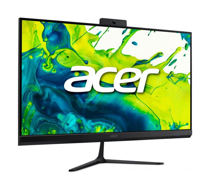 Комп'ютер персональний моноблок Acer Aspire C27-2G 27" FHD, Intel 5-120U, 32GB, F1TB, UMA, WiFi, кл+м, Lin, чорний