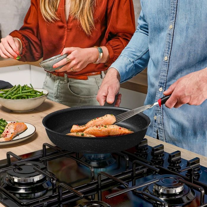 Сковорода Tefal Expertise, 28см, алюміній, бакеліт, чорний