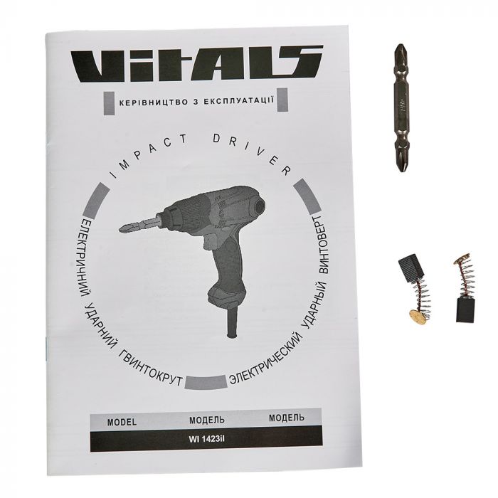 Гвинтоверт мережевий Vitals Professional WI 1423il 230Вт 100Нм 3600об/хв 1.25кг