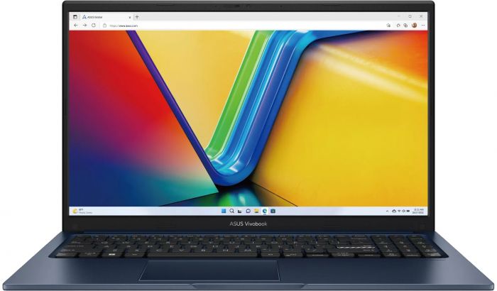 Ноутбук ASUS Vivobook 15 X1504MA-BQ130W 15.6" FHD IPS, Intel 7 350U, 16GB, F1TB, UMA, Win11, Блакитний