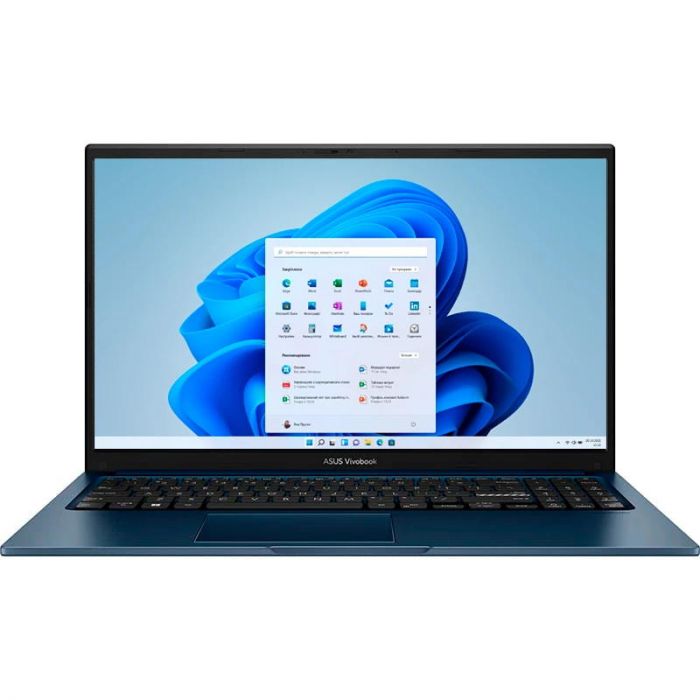 Ноутбук ASUS Vivobook 15 X1504MA-BQ130W 15.6" FHD IPS, Intel 7 350U, 16GB, F1TB, UMA, Win11, Блакитний