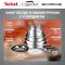 Набір посуду Tefal Ingenio Emotion, 13пр., нержавіюча сталь, скло, пластик, бакеліт, сріблястий