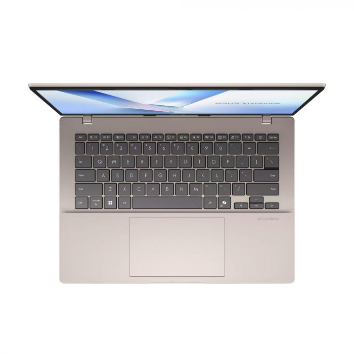 Ноутбук ASUS Vivobook 14 M1407KA-LY142 14" WUXGA IPS, AMD AI 5 330, 16GB, F512GB, UMA, NoOS, Золотистий