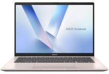 Ноутбук ASUS Vivobook 14 M1407KA-LY142 14" WUXGA IPS, AMD AI 5 330, 16GB, F512GB, UMA, NoOS, Золотистий