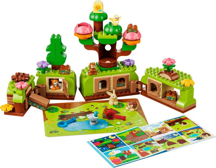 Конструктор LEGO DUPLO Town Ліс відкриттів із дикими тваринами
