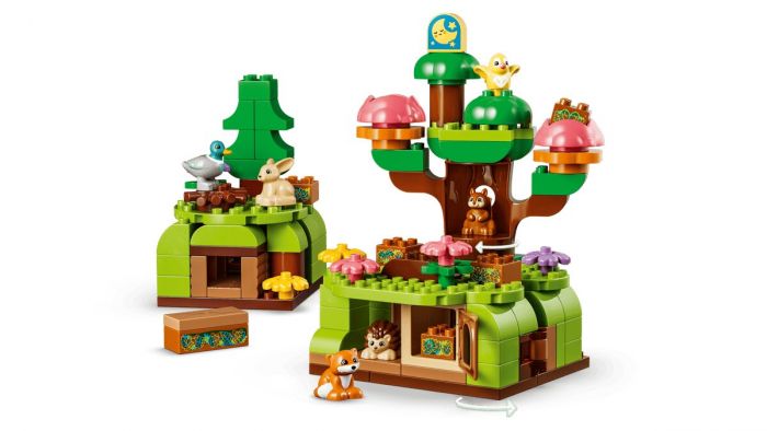 Конструктор LEGO DUPLO Town Ліс відкриттів із дикими тваринами