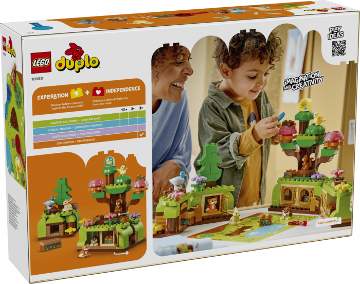 Конструктор LEGO DUPLO Town Ліс відкриттів із дикими тваринами