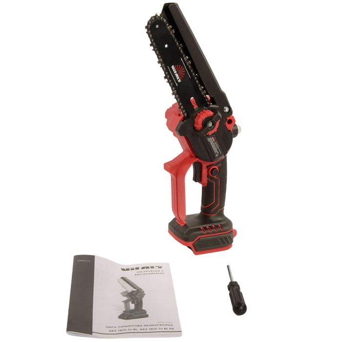 Пила ланцюгова акумуляторна Vitals AKZ 1815-1n BL Kit