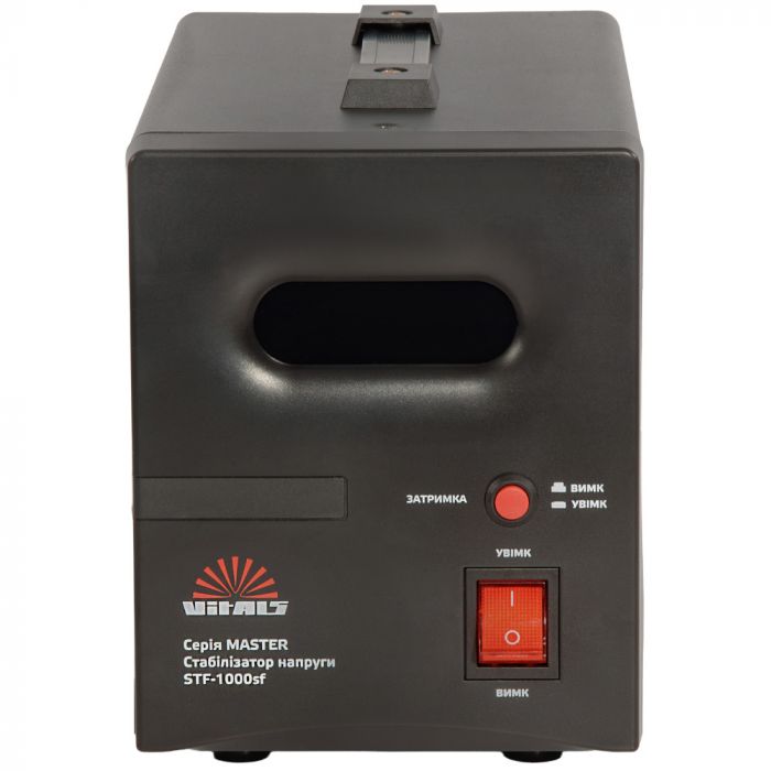 Стабілізатор напруги Vitals Master STF-1000sf 600Вт 1000ВА 100-260В однофазний 4.02кг