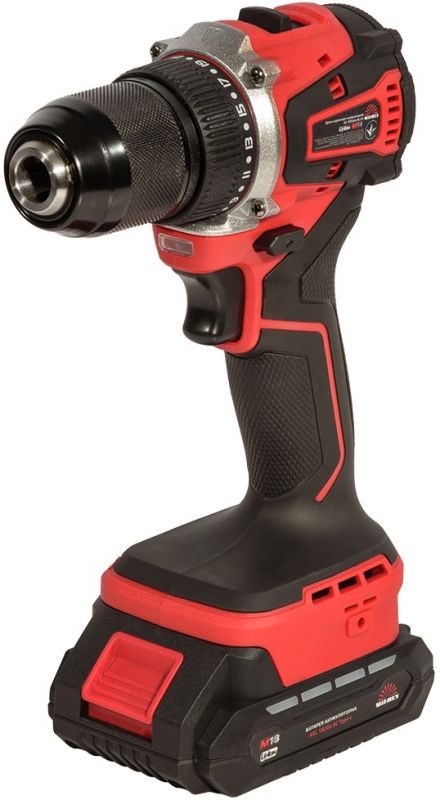 Шурупокрут-дриль акумуляторний Vitals Master AU 1835abc BL Kit 18В акб 2х2А·год 35Нм 500·1500об/хв кейс  1.43кг