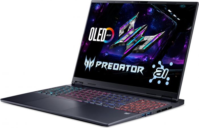 Ноутбук Acer Predator Helios Neo 16S PHN16S-I51 16" OLED, Intel U7-356H, 32GB, F1TB, NVD5070-8, Lin, чорний