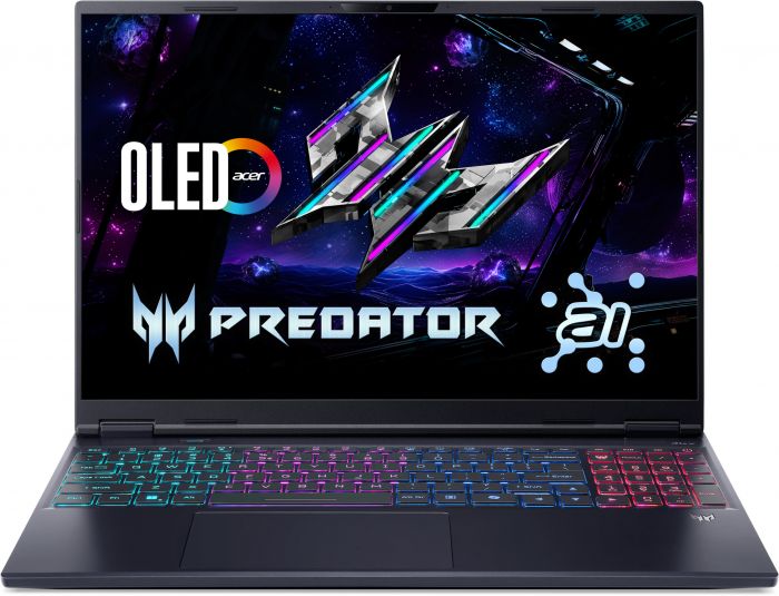 Ноутбук Acer Predator Helios Neo 16S PHN16S-I51 16" OLED, Intel U7-356H, 32GB, F1TB, NVD5070-8, Lin, чорний