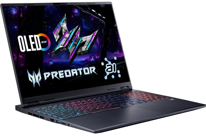 Ноутбук Acer Predator Helios Neo 16S PHN16S-I51 16" OLED, Intel U7-356H, 32GB, F1TB, NVD5060-8, Lin, чорний