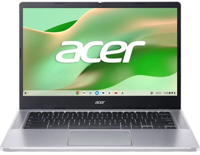 Ноутбук Acer Chromebook CB314-4H 14" FHD IPS, Intel i3-N305, 8GB, F128GB, UMA, ChromeOS, сріблястий