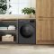 Пральна машина Beko фронтальна, 8кг, 1400, A, 50см, дисплей, пар, інвертор, темно-сірий
