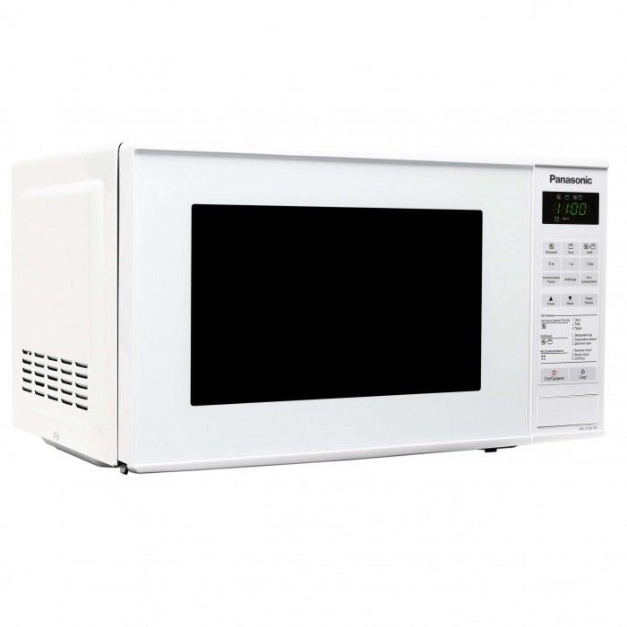 Мікрохвильова піч Panasonic, 20л, 800Вт, гриль, дисплей, білий