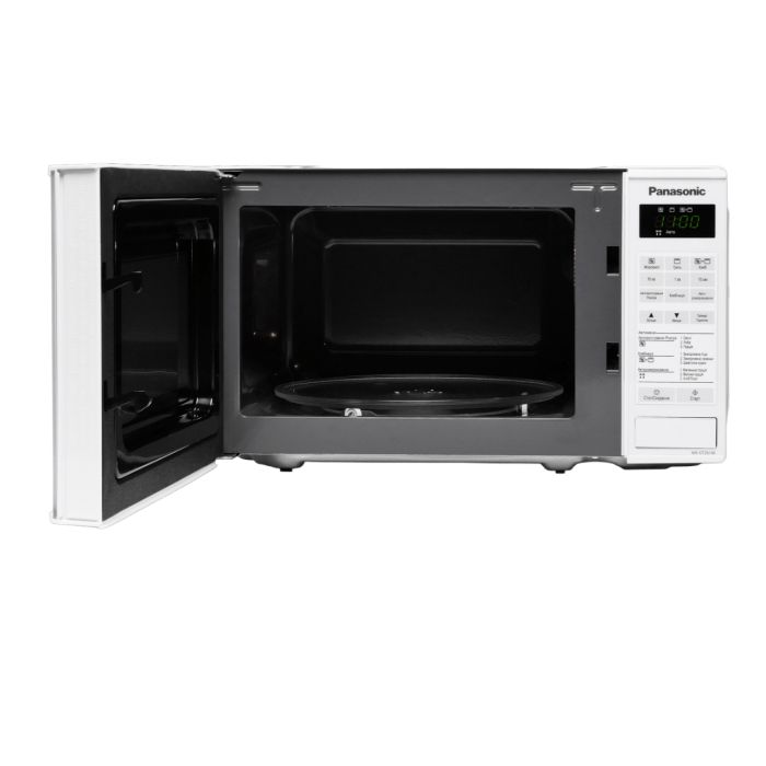 Мікрохвильова піч Panasonic, 20л, 800Вт, гриль, дисплей, білий