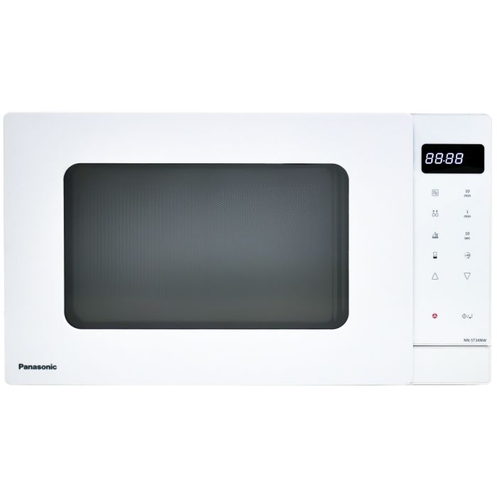 Мікрохвильова піч Panasonic, 25л, 900Вт, дисплей, відкр.кнопкою, білий