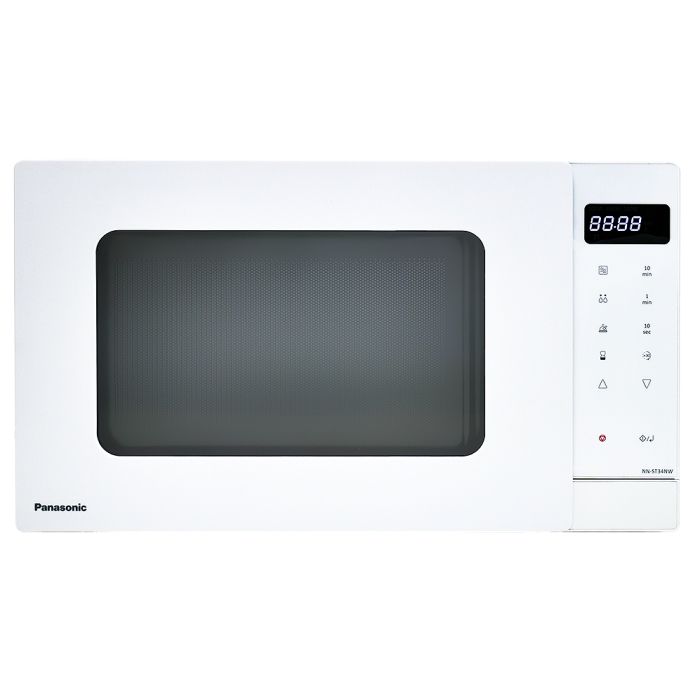 Мікрохвильова піч Panasonic, 25л, 900Вт, дисплей, відкр.кнопкою, білий