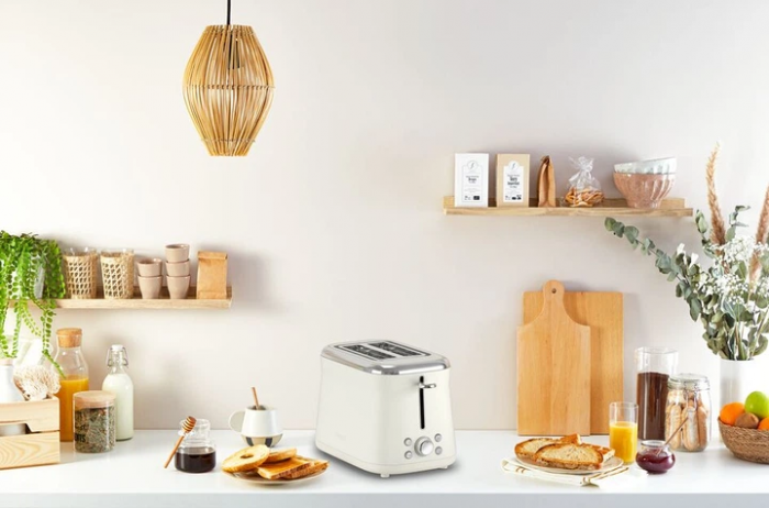 Тостер Tefal Collection 850Вт, розморожування, пластик, бежевий