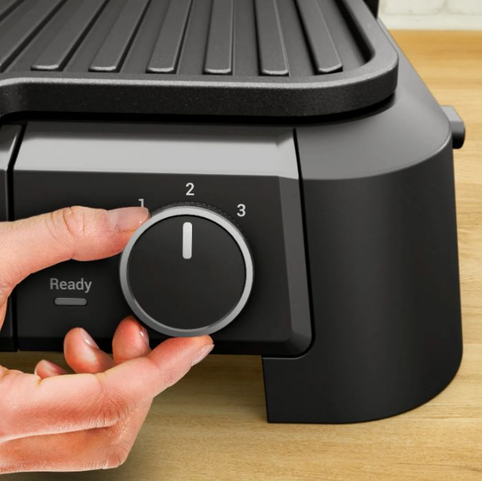 Гриль Tefal прижимний SuperGrill 4in1 2000Вт, темп. режимів-3, з`ємні пластини, метал