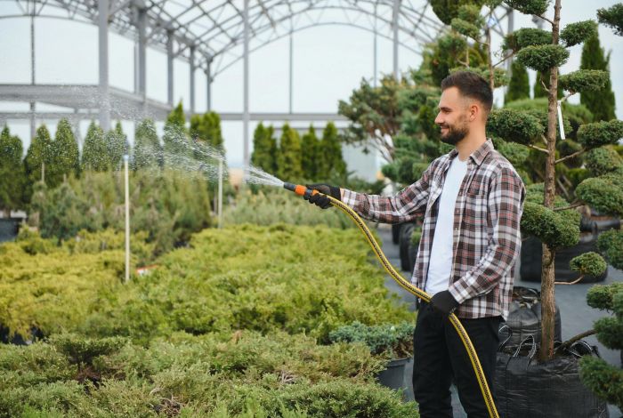 Шланг садовий 2E AquaFlex Solar 1/2" 50м 4 шари 13бар -10+60°C зрошувач конектор адаптер 2в1