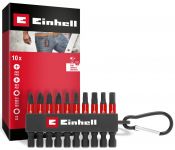 Біти Einhell 50мм бітотримач з карабіном, PH, PZ, T, H набір 10шт