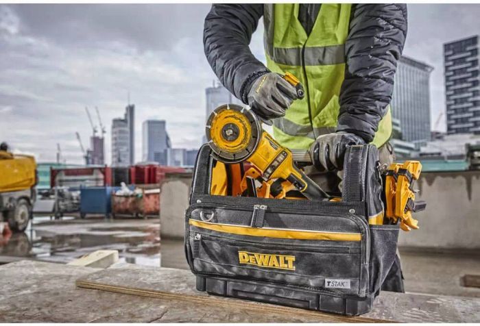 Сумка для інструменту DeWalt відкрита, жорстка конструкція, поліестер 1200D, 450x350x250мм