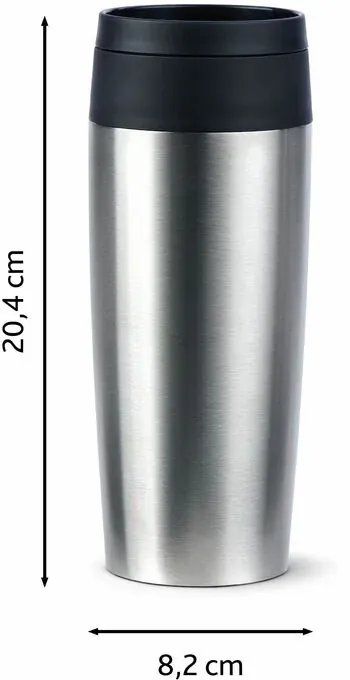 Термочашка Tefal Travel Mug Classic, 0.36л, нержавіюча сталь