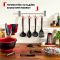 Овочечистка Tefal Ingenio+, нержавіюча сталь, пластик, червоно-чорний