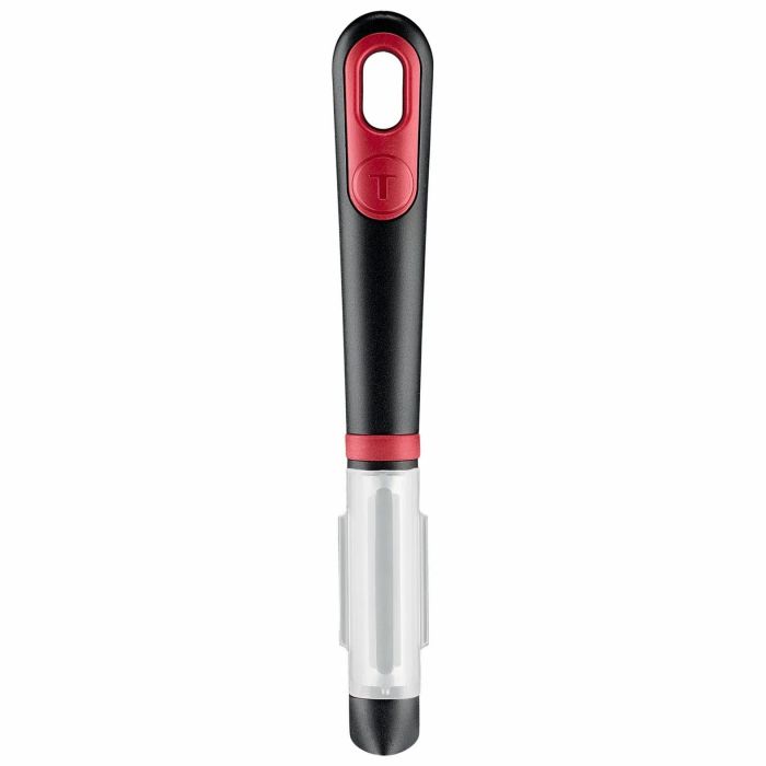 Овочечистка Tefal Ingenio+, нержавіюча сталь, пластик, червоно-чорний