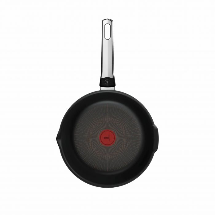 Мультисковорода Tefal Excellence Fusion, з кришкою, 24см, алюміній, скло, нержавіюча сталь, метал, чорний