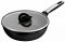 Мультисковорода Tefal Excellence Fusion, з кришкою, 24см, алюміній, скло, нержавіюча сталь, метал, чорний