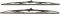Склоочисник BOSCH Twin каркасний комплект 600/530мм (3 397 001 543)