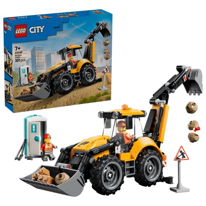 Конструктор LEGO City Жовтий екскаватор-навантажувач