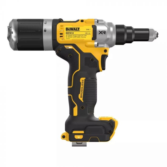 Заклепочник акумуляторний DeWALT 18В XR Li-Ion 18В 20000Нм 4.8-6.4мм 3шт кейс 1.65кг без АКБ та ЗП