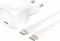 Зарядний пристрій мережевий Belkin 20Вт USB-С PD PPS, кабель USB-С > USB-C, 1м, PVC, білий