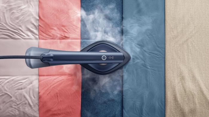 Відпарювач-праска Philips OneTurn, 1800Вт, 200мл, паровий удар -90гр, поворот для зміни типу девайса, алюміній, синій